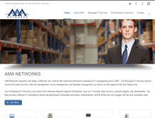 Tablet Screenshot of amanetworks.com
